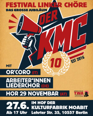 Plakat: 10 Jahre Der KMC – Jubiläumskonzert