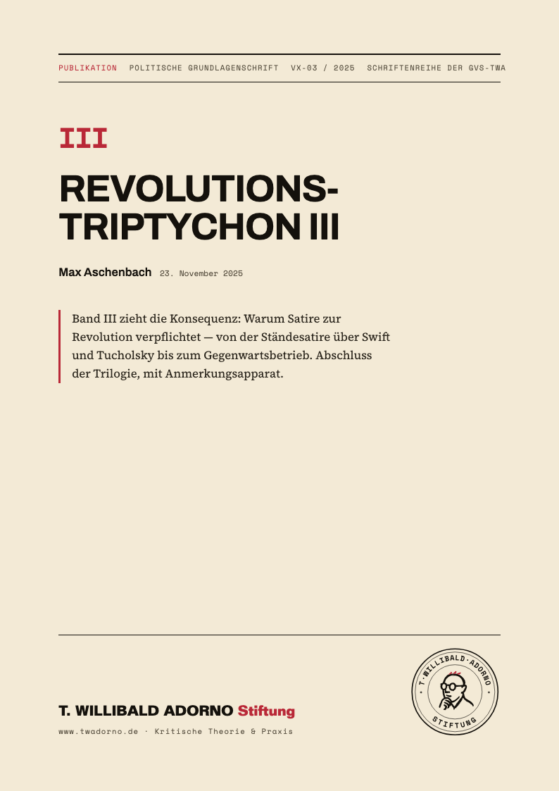 Titelseite der Druckfassung